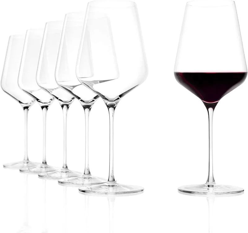 Stölzle Lausitz Copa Burdeos STARlight 675ml I Set de 6 I Copas aptas para el lavavajillas e inastillables I Copas de vino altamente funcionales — Vino y mesa festiva