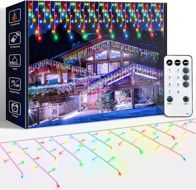 Visita la tienda de ARKOCHIC 10M Cortina Luces Navidad Exterior, LED Luzes Natal Exterior Multicolor