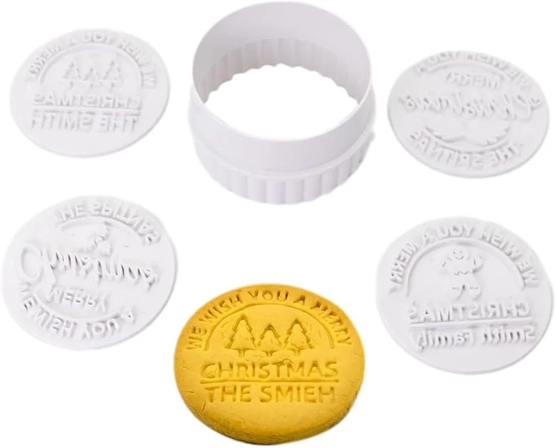Generic Sellos cortadores de galletas de Navidad, 4 piezas, molde de hombre de — Hogar y cocina