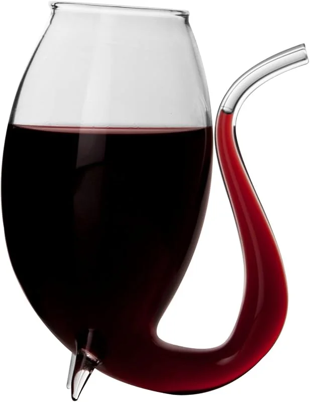 CKB LTD Vinology Juego de 2 vasos de vidrio — Vino y mesa festiva